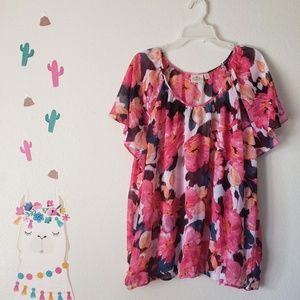 St. John's Bay Floral Top